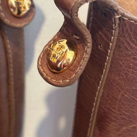 Tory Burch knee high double buckle boots leather dress shoes logo heels - Picture 3 of 11